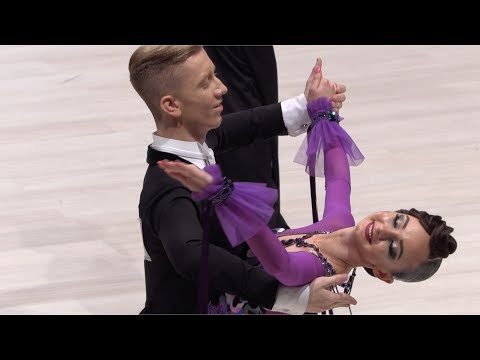 Justas Gedgaudas - Aine Rutkauskaite LTU, English Waltz | WDSF World Championship Junior II Standard
