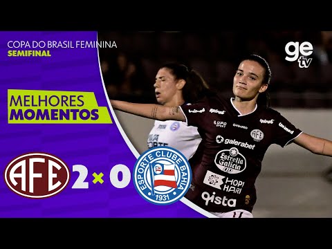 Gols e lances de Ferroviária-SP x Bahia