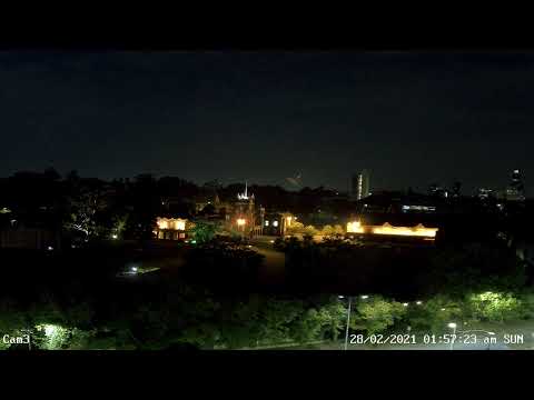 3.  St Kilda Rd looking eastwards over Melbourne Grammar