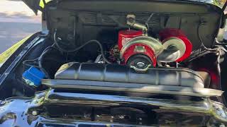 1956 Ford F100 Engine Bay