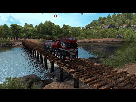 ETS2 1.39 RoExtended2.8 Ukraine by Arayas, gravel roads priority route (Via Chernobyl) 2K 1440p