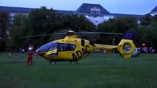 preview picture of video 'Helicopter On A Rescue Operation In Leipzig (Germany)'