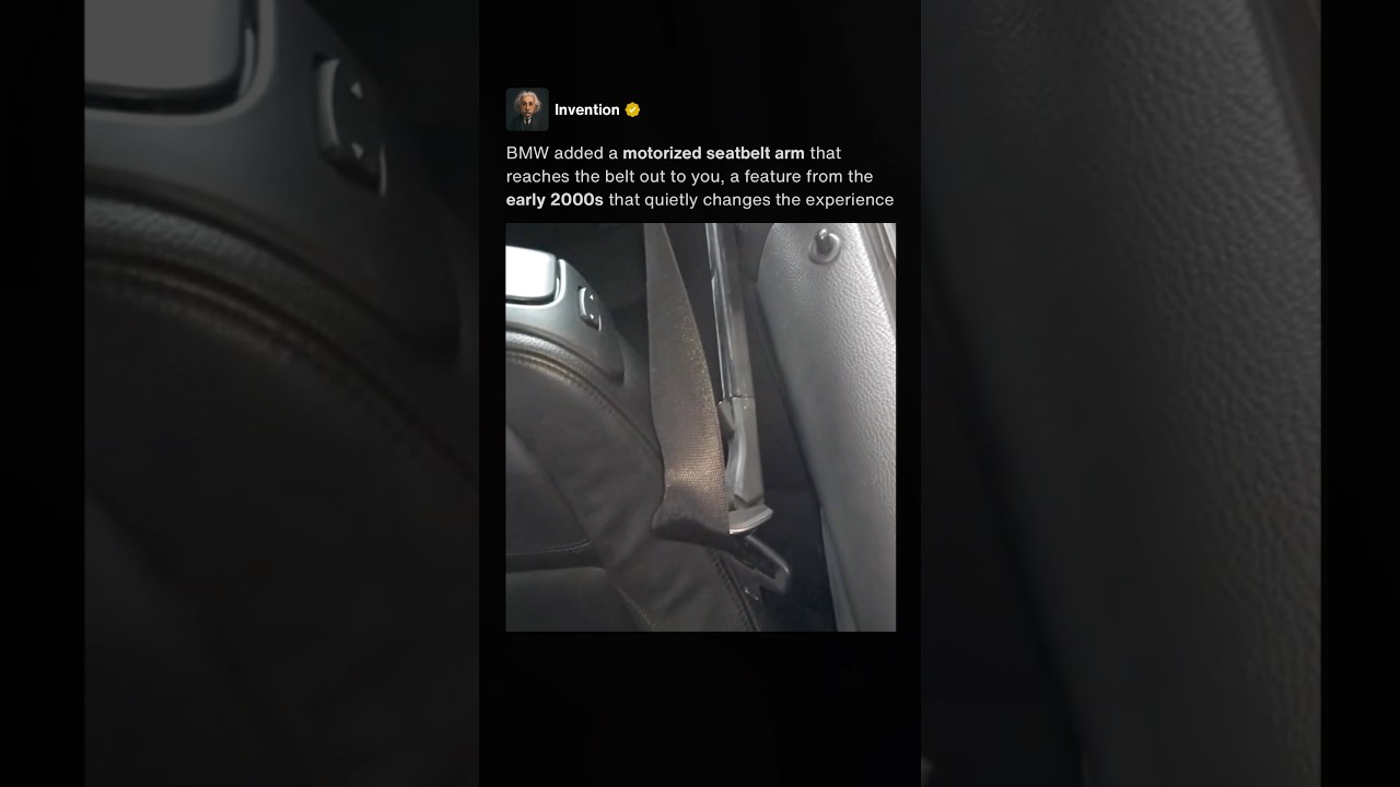 BMW Hidden Seatbelt Arm 🚗 #shorts