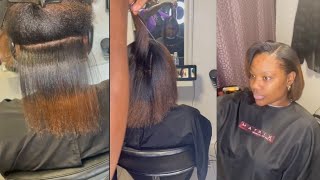 Elastin Treatment on my natural 4C hair Protein treatment Amino Acid hair straightening