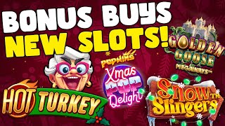 DOUBLE RETRIGGER ON NEW SLOT - BUT IS IT A BIG WIN?? - NEW SLOTS BONUS BUY SESSION