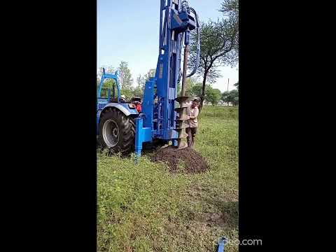 Mild steel neo tractor mounted piling machine