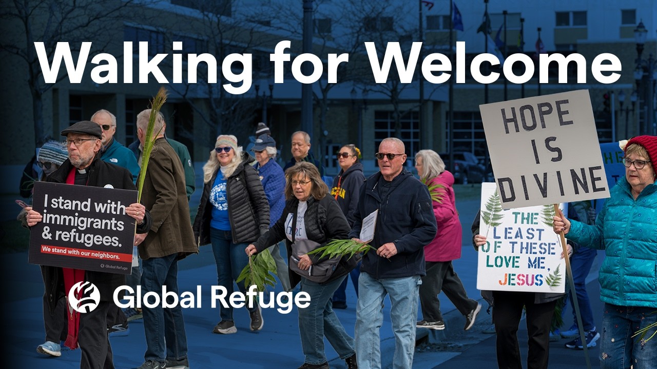 Walking for Welcome | Supporters March on Palm Sunday for Immigrants and Refugees