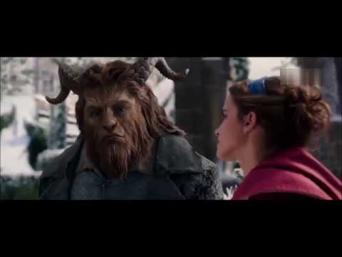 Belle thanks Beast for saving her