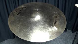 Video thumbnail for David Garibaldi Jam Master Signature 22'' Sabian ride cymbal sound test by Timmy G