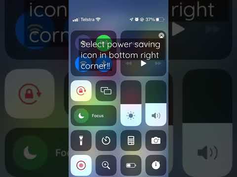 How to turn on power saving mode on iPhone!!! #shorts #howto #iphone