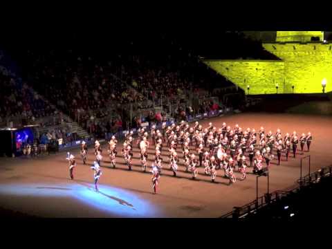 Royal Edinburgh Royal Military Tattoo 2014 Royal Marine Drummers
