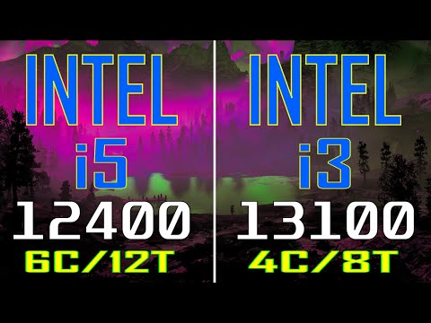 INTEL i5 12400 vs INTEL i3 13100 // PC GAMES BENCHMARK TEST ||
