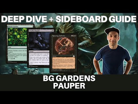 Going Deep! Bg Gardens How-To and Sideboard Guide, with UK player NYX | MTG Pauper
