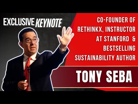 Tony Seba | The End of Oil, Cars & Centralised Power? | Contact Agent