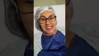 Alguns momentos antes do parto.