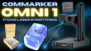 Laser Engraving Glass with ComMarker OMNI 1 UV Laser Marker