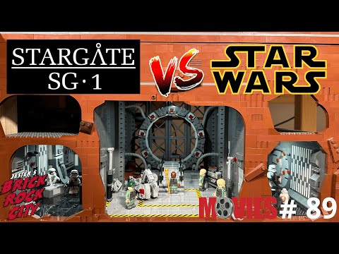 LEGO STARGATE vs. STAR WARS - die geheimen Räume der Area51: Todesstern Flur trifft auf Sternentor