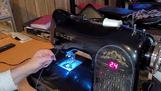 Automatic Needle Threader Tutorial on Singer 160 Limited Anniversary Edition.