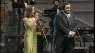 Pavarotti and Sheryl Crow 