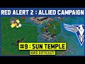 Red Alert 2 Allied Mission 9 Sun Temple Hard Difficulty Under Par Time