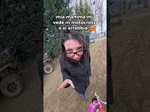 MIA MAMMA MI VEDE IN MOTOCROSS E SI ARRABBIA! #shorts