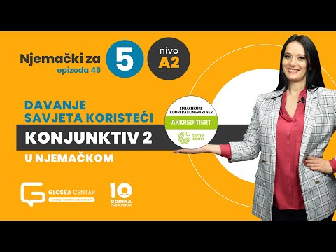 Njemački za 5 - Davanje savjeta koristeći KONJUNKTIV 2 - njemački A2 (sezona 3 epizoda 46)