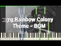 Theme BGM 7g Rainbow Colony Yuvan Piano Guitar Flute Saxophone Voilin Notes