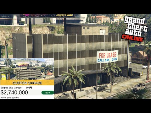 GTA Online - NEW 50 Cars Garage (Eclipse Blvd Garage)