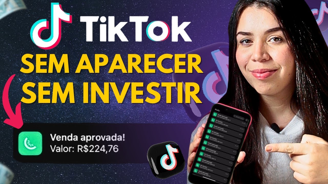 COMO FAZER A PRIMEIRA VENDA NO TIKTOK COMO AFILIADO SEM APARECER E SEM INVESTIR *funciona mesmo*