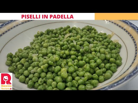Piselli in Padella: un contorno semplice e light
