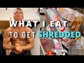 I take you to the grocery store! What I eat to get SHREDDED!