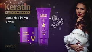 Film reklamowy - KERATIN HAIR COMPLEX - Szampon i odżywka
