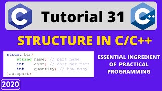 STRUCTURE IN C/C++ | C++ TUTORIAL | 2020