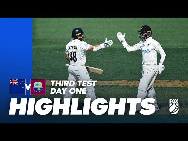 Records tumble after EPIC opening partnership 🤯I New Zealand v West Indies 3rd Test Day 1 Highlights