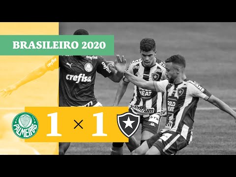 Palmeiras 1 x 1 Botafogo - Gols - 02/02/21 - Brasileirão 2020