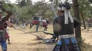 preview picture of video '関ヶ原ウォーランド 忍者観光案内　Samurai Wars in Sekigahara with Ninja'