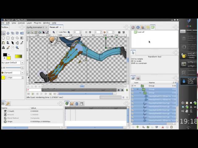 animating in synfig studio