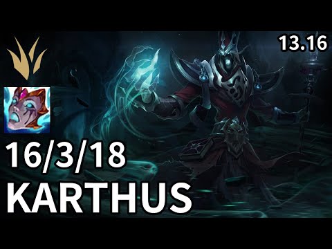 Karthus Jungle vs Poppy - EUW Diamond | Patch 13.16