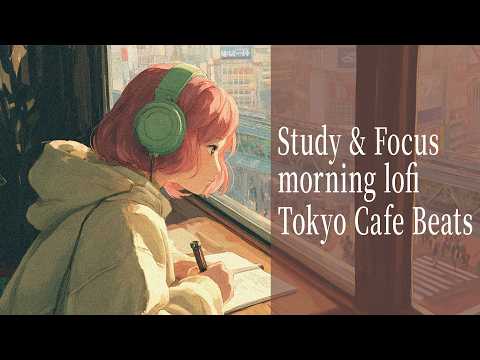 Sketching Tokyo from a Morning Café ☕ Lofi Beats to Study & Focus to 🌅