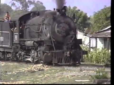 Large Cuban Steam Locomotive