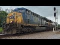 CSX Freight Train At Vitis Junction Featuring Jeny Smith