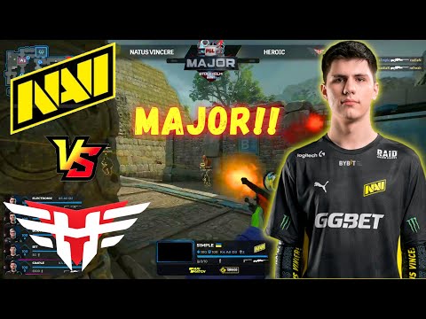 ПЕРВАЯ ИГРА НАВИ НА МАЖОРЕ!!! | NAVI vs HEROIC | PGL Major Stockholm 2021 | (CSGO)