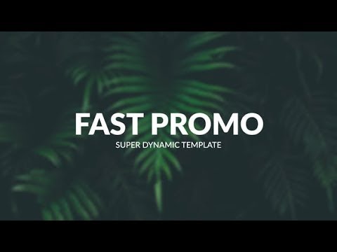 Apple Motion Template: Fast Promo | For Final Cut & Apple Motion
