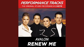 Renew Me (Performance Track In Key Of B/D)