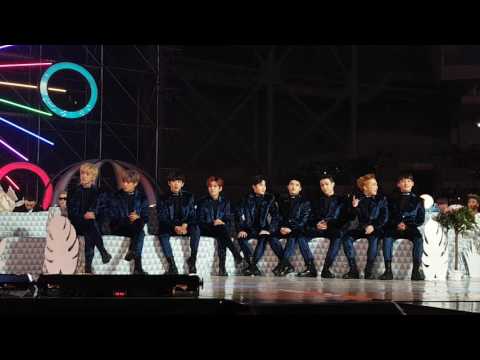 161119 멜뮤 엑소 세븐틴님들 수상축하해요(exo reaction to seventeen award)