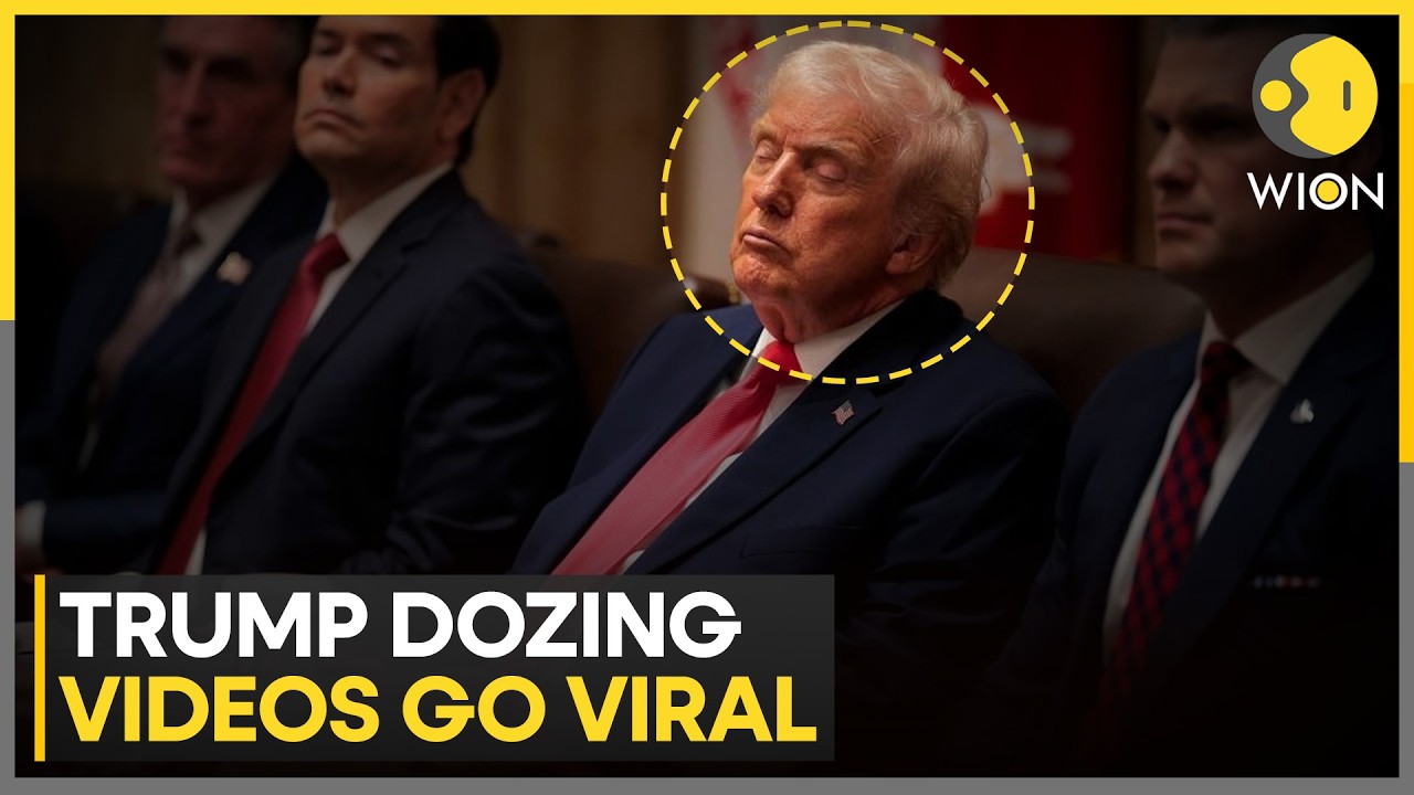 Trump Dozing Videos Go Viral Again as White House Rejects Claims About President’s Alertness