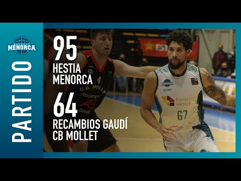 PARTIDO · Hestia Menorca 95 vs Recambios Gaudí CB Mollet 64