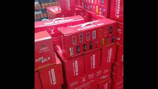 12 german beer cans.