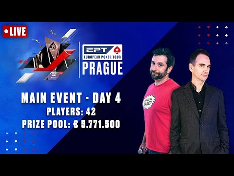 PLAYING DOWN TO 16 | EPT Prague MAIN EVENT Day 4 ♠️ PokerStars