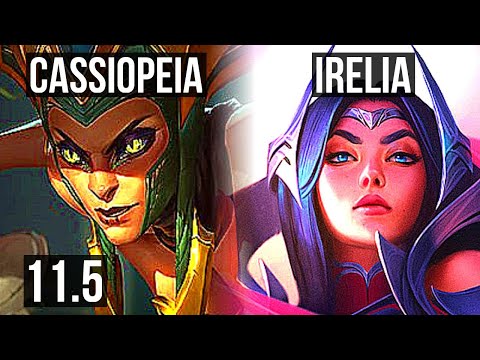 CASSIOPEIA vs IRELIA (MID) | 9/1/2, 700+ games, Legendary, 900K mastery | BR Diamond | v11.5